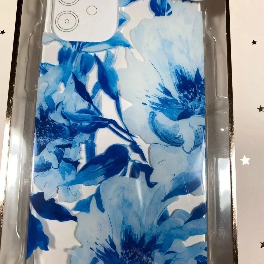 Love Ellie Blue Floral Pattern iPhone Case